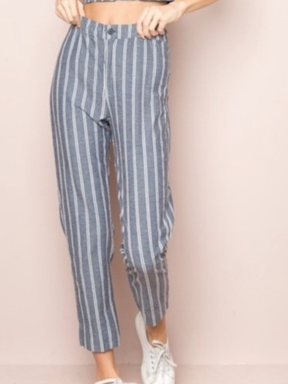 John Galt Brandy Melville Striped Tilden Pants, OSFM (XS)